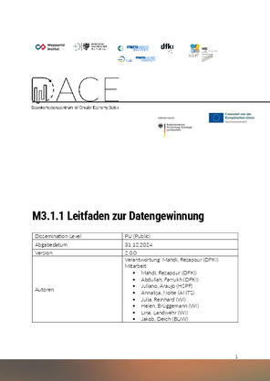 Leitfaden zur Datengewinnung